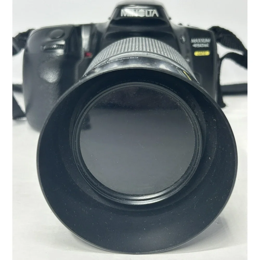 Minolta Maxxum 400si 35mm SLR‎ Film Camera PARTS/REPAIR AF Zoom Promaster Lense